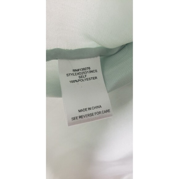 Daniel Rainn Blouse Top Button Front XL Mint Green Long Sleeve Casual‎ Spring - Picture 5 of 6